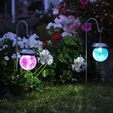 5% coupon applied at checkout save 5% with coupon. solar hanging crackle globe lights / set of two by garden ...