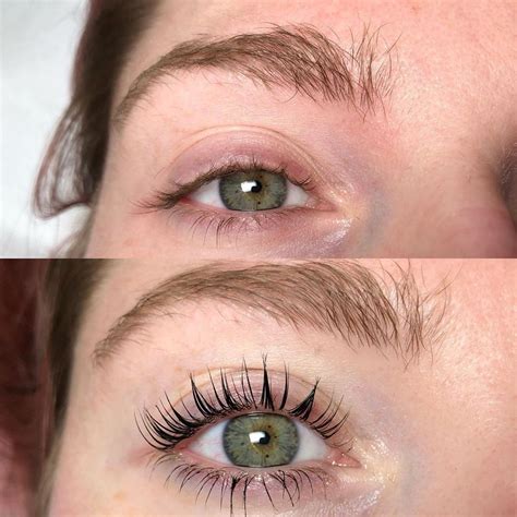 Pin On After And Before Using The Lash Lift Kit
