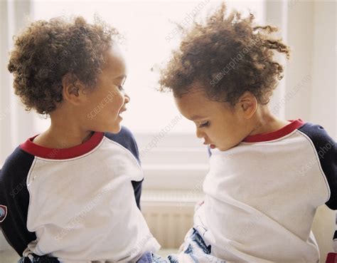 Identical Twin Boys Stock Image P9000041 Science