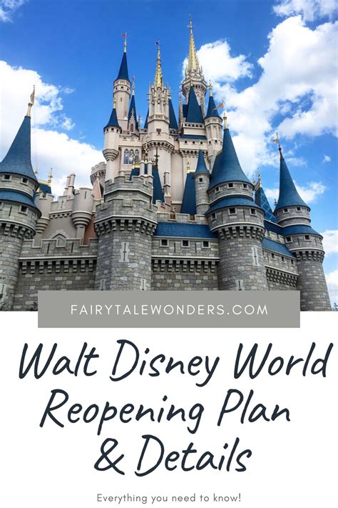 Everything You Need To Know About The Phased Reopening Of The Walt