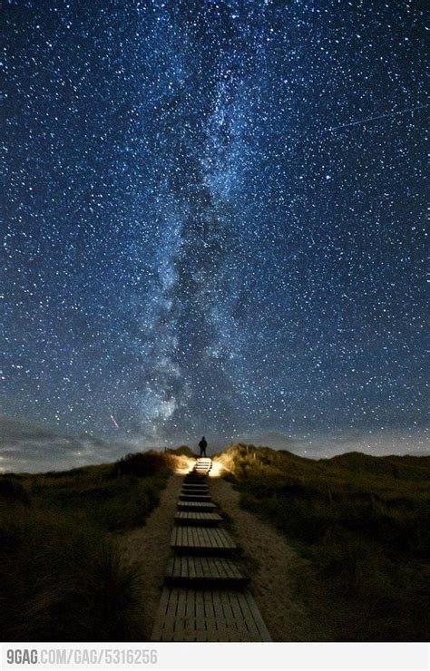 The Stars Line Up With The Path Beautiful Places Heavens Trail Places