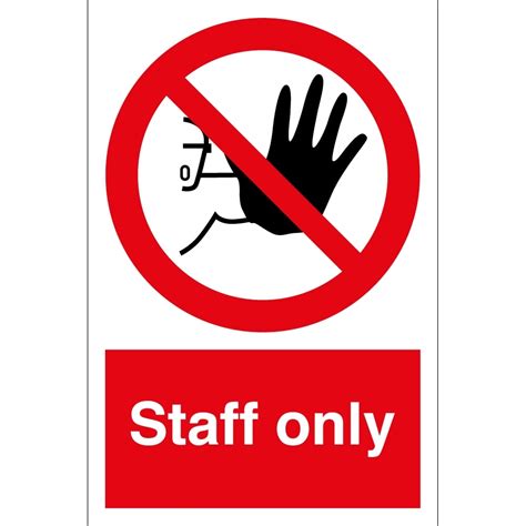Staff Only Signs From Key Signs Uk
