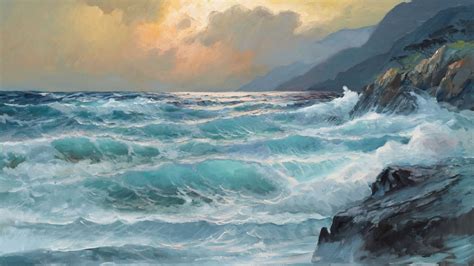 Famous Ocean Wave Painting At Explore Collection