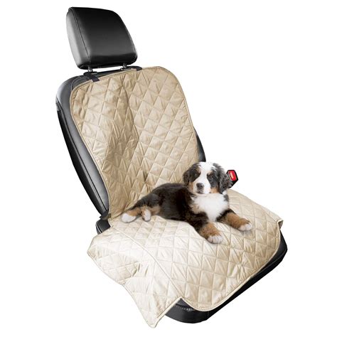 Furhaven Pet Car Seat Cover Quilted Car Seat Cover Clay Bucket