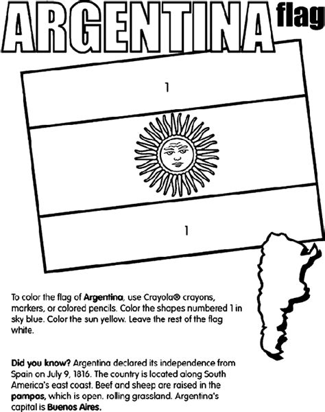 Argentina Coloring Pages Coloring Home