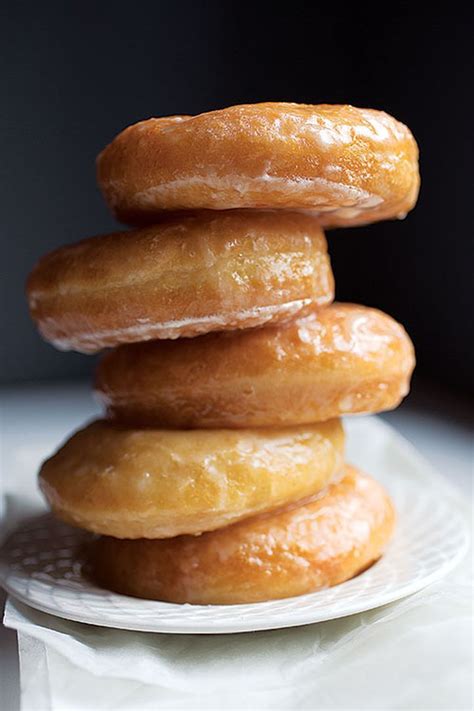 Vanilla Glazed Yeast Donuts Yeast Donuts Donut Recipes Food