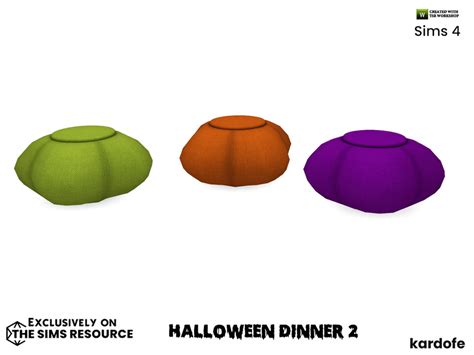The Sims Resource Halloween Dinnerlivingchair