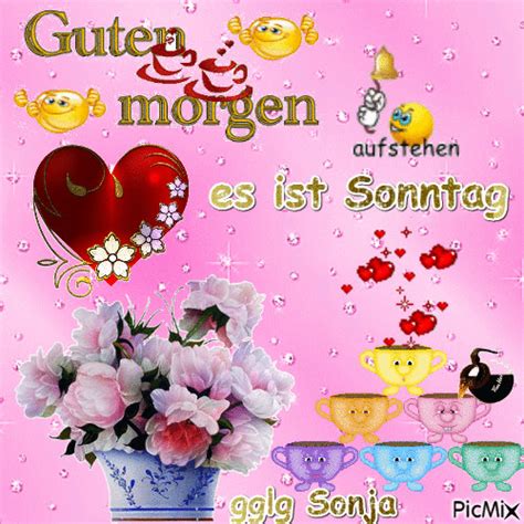 Wähle einfach das gewünschte bild aus der kategorie guten morgen bilder gif kostenlos und klicke auf einen der darunter angezeigten codes. guten morgen Sonntag - PicMix