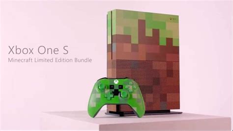 Xbox One S Minecraft Limited Edition Console Price And Release Date