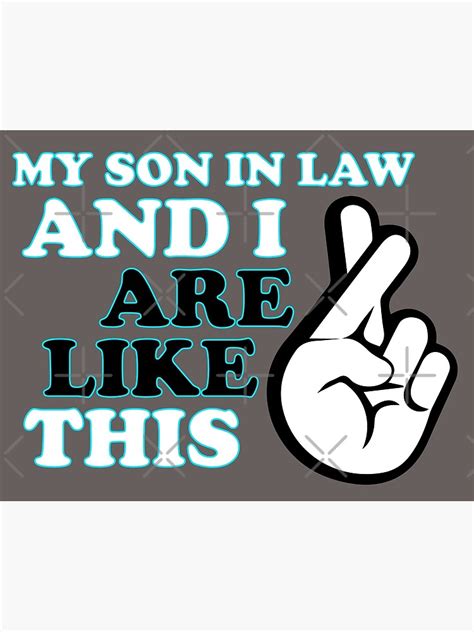mother in law son in law poster for sale by inkstyl redbubble