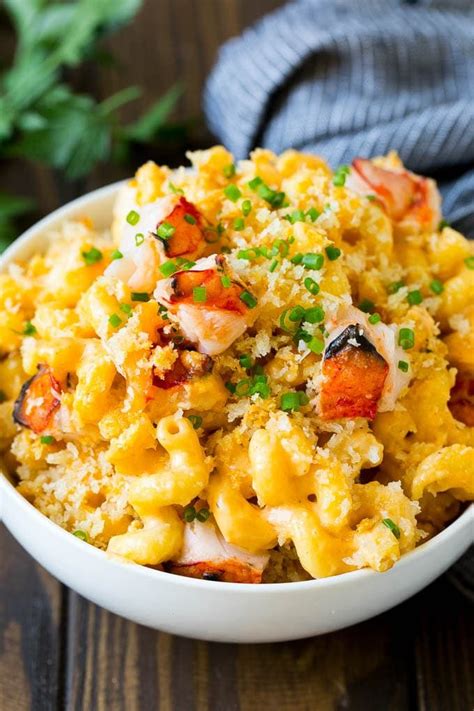 I made it with large elbow macaroni so the sauce got all inside the pasta. Lobster Mac and Cheese | Lobster mac and cheese, Mac and ...