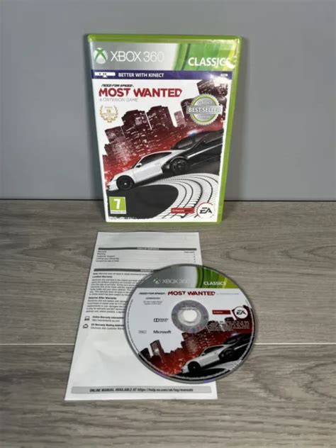 Need For Speed Most Wanted Microsoft Xbox Game Tested Complete