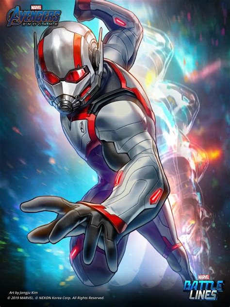 ArtStation Marvel Battle Lines Artwork Ant Man End Game QS HAJE