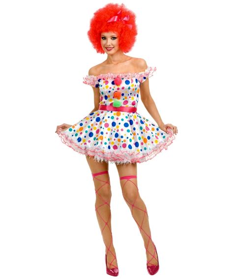 Clown Circus Adult Costume Women Clown Costumes