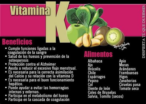 Beneficios De La Vitamina K Beneficios Para La Salud De La Actividad