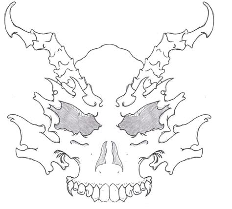 Demon Skull By Nightheirophant On Deviantart