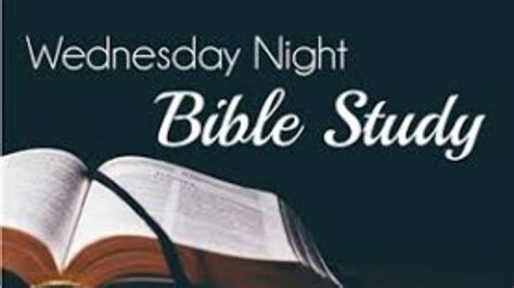 Wednesday Night Bible Study Youtube