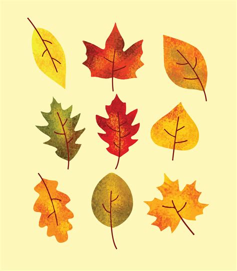 Free Textured Autumn Leaves Vector 172139 Vector Art At Vecteezy