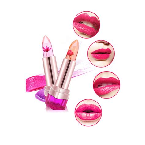 3 Colors Magic Jelly Lipstick Color Changing Long Lasting Lip Gloss