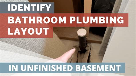 How To Identify The Bathroom Plumbing Layout In A Basement