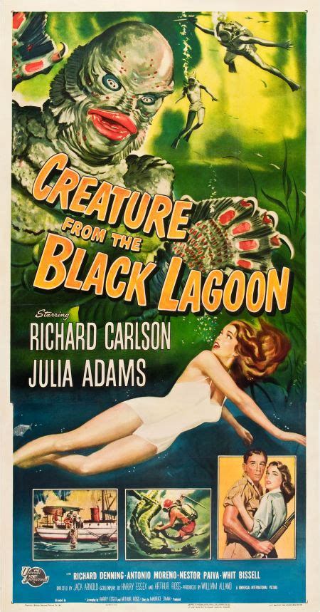 1954 Creature From The Black Lagoon Poster 19120