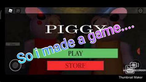 So I Made A Piggy Game Using Alvinbloxs Piggy Kit Youtube