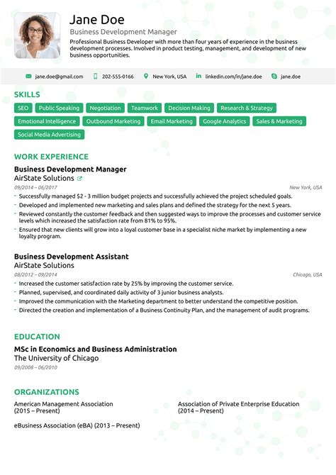 A resume is the most important tool for job application. Free One-Page Resume Templates Free Download