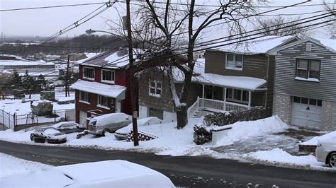 Winter Storm Hercules Dumped More Than Five Inches Of Snow Youtube
