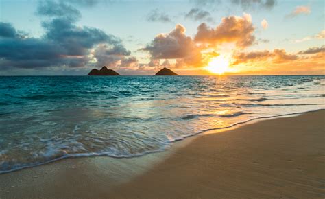 Lanikai Beach Sunrise Stock Photo Download Image Now Istock