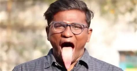 Meet Man With World S Longest Tongue Who Can Lick Elbow Without Being Double Jointed Daily Star