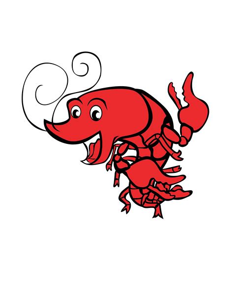 Lounging Crawfish Clip Art New Orleans Free Vector Clip Art