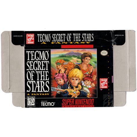 Tecmo Secret Stars Super Nintendo Snes Box For Sale Dkoldies