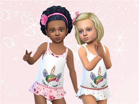 Your Sims Babies Will Never Want To Take Off This Glittering Swimsuit