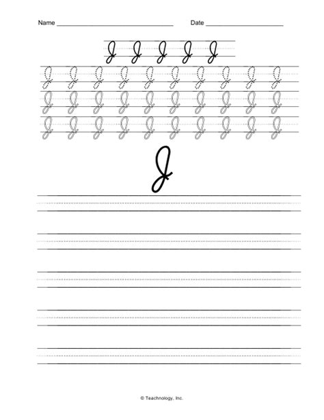 There are some who feel the lack of proficiency in cursive writing is indicative of a general decline in overall literacy skills, but others insist that the movement. Cursive J