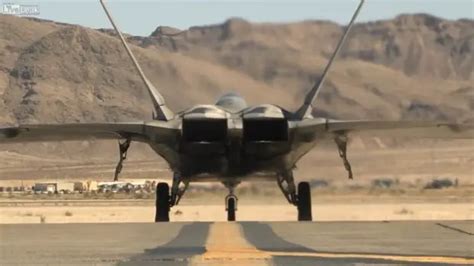 Excellent Video Of F 22 Raptor Stealth Fighter Operations At Red Flag