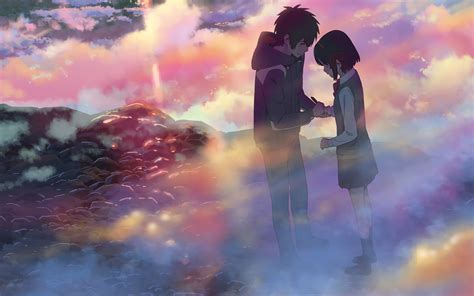 Search for your name and download it as a 3d wallpaper for your mobile phone, tablet or desktop computer! Taki and Mitsuha (Your Name) HD Wallpaper | Background Image | 1920x1200 | ID:748543 - Wallpaper ...