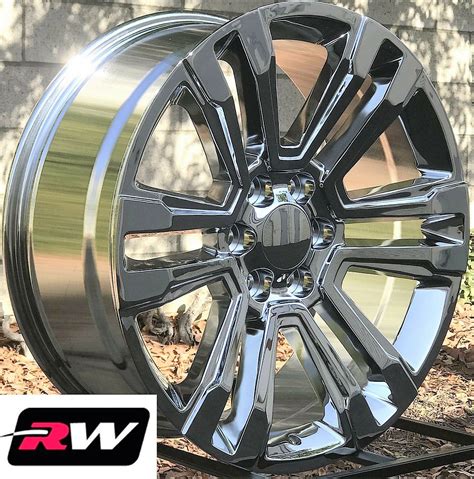 20 Inch Chevy Silverado Factory Style Denali Wheels 2017 2018 Chrome