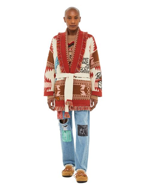 Wile E And Road Runner Oops Cardigan In Red Alanui Official Website