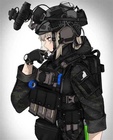 Anime Military Military Girl Special Forces Gear Military Special