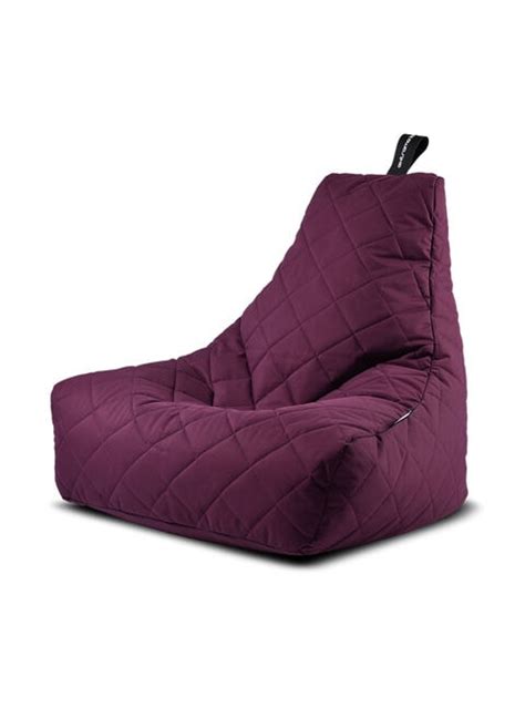Buy Extreme Lounging Mighty Quilted Bean Bag Berry Online Shop Home Garden On Carrefour