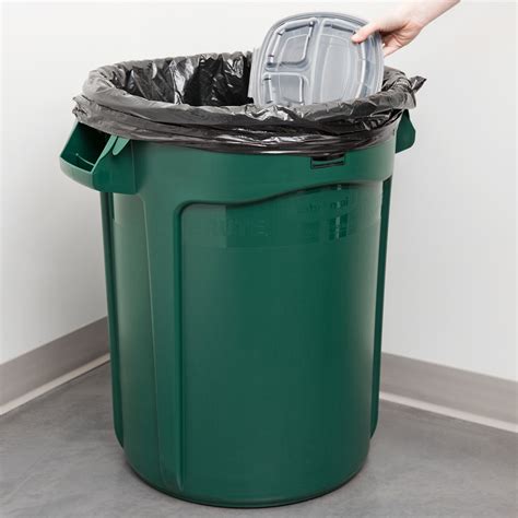 Rubbermaid Fg263200dgrn Brute 32 Gallon Green Trash Can