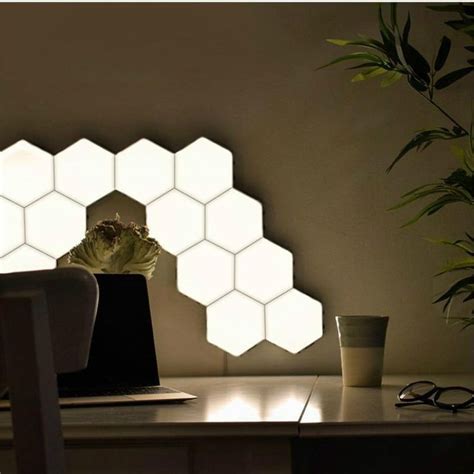Hexagon Light Panels As Seen On Tv In 2020 Light Panels Wall