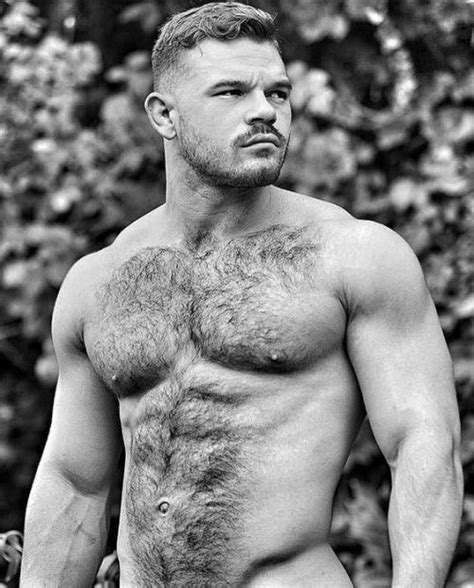Men S Muscle Hairy Men Muscle Hunks Homme Gay Sexy Bart Bear Men Black And White Male
