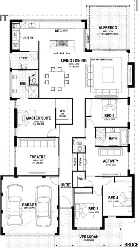 I Really Like The Kitchen Position And Lay Out In This One House Layout