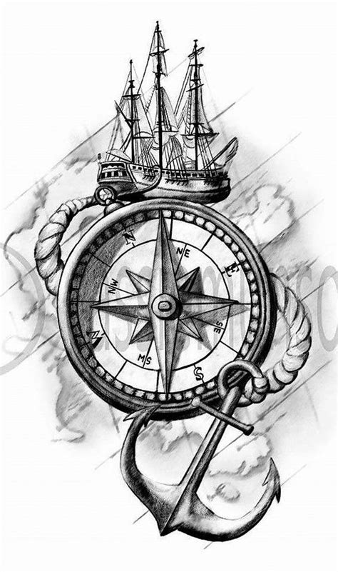 Pin By Karassa Prochaska On Drawings Want To Try Compass Tattoo