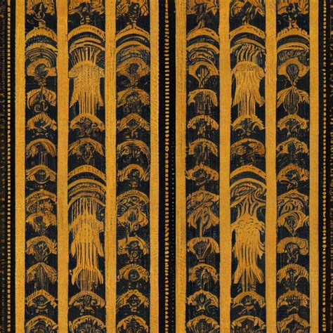 Ornate Art Deco Fabric Midjourney Openart