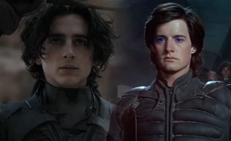Dune Paul Atreides Actors Timothee Chalamet And Kyle Maclachlan Share A Photo Together Geekfeed