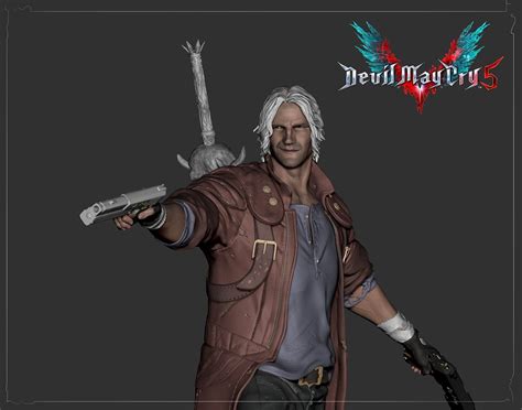 Devil May Cry Dante Statue Zbrushcentral