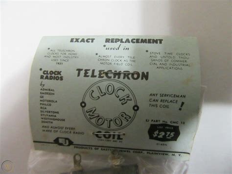 Two Vintage Telechron Clock Motor Coils Cmc 13 Nos 3351736640