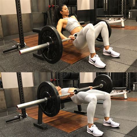 Barbell Hip Thrusts 60 Minute Leg And Butt Workout Popsugar Fitness Uk Photo 4